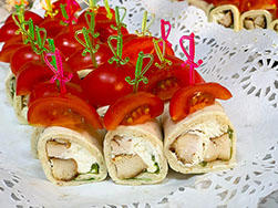 Роллы с курицей в ассортименте Роллы с курицей в ассортименте