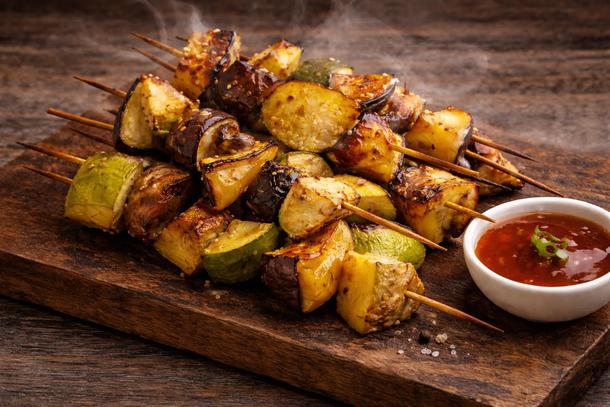 Овощной мини-шашлык