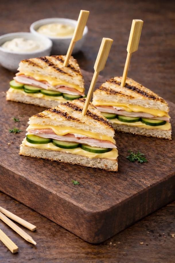 Сэндвич с копчёной курицей