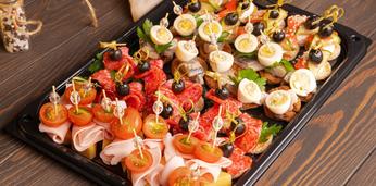 Роскошный канапе-сет на 10 персон